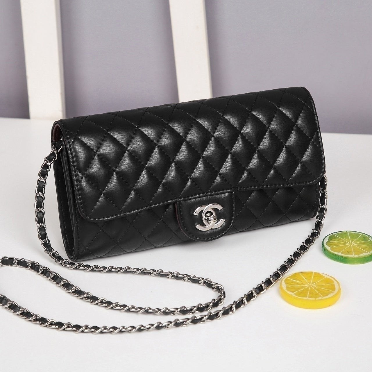 💕 샤* 쌍지퍼 체인크로스