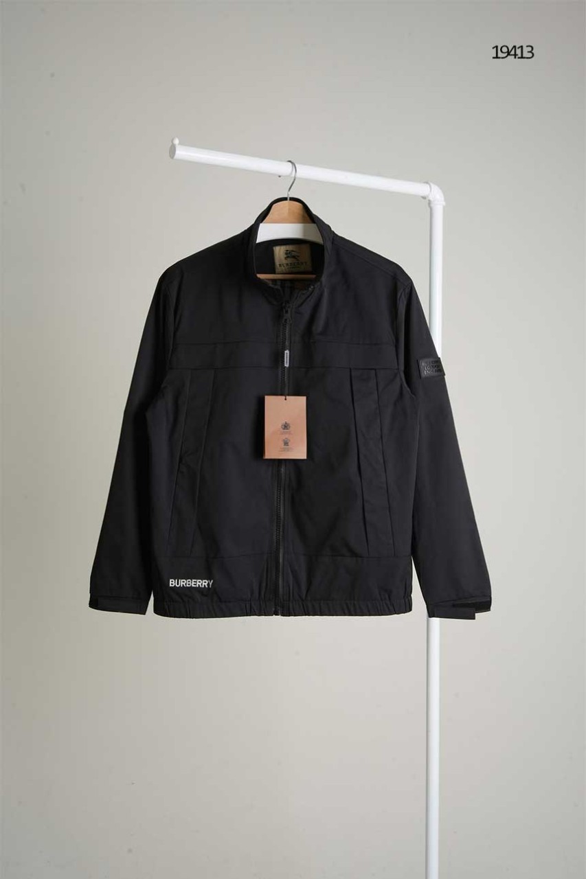 🔆 [BURBERRY] 버버리 이니셜 자수로고 블루종 자켓 🔆