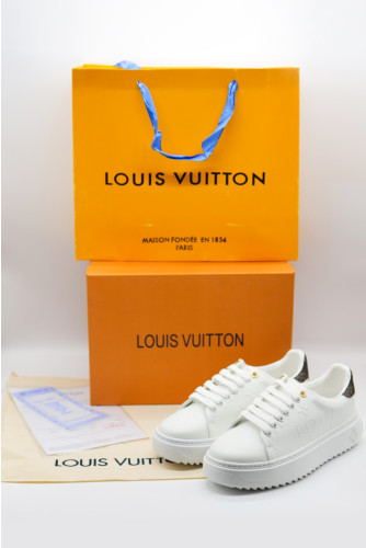 #루이비통 여자 타임아웃 스니커즈 신발 운동화 흰색 1AAP6F