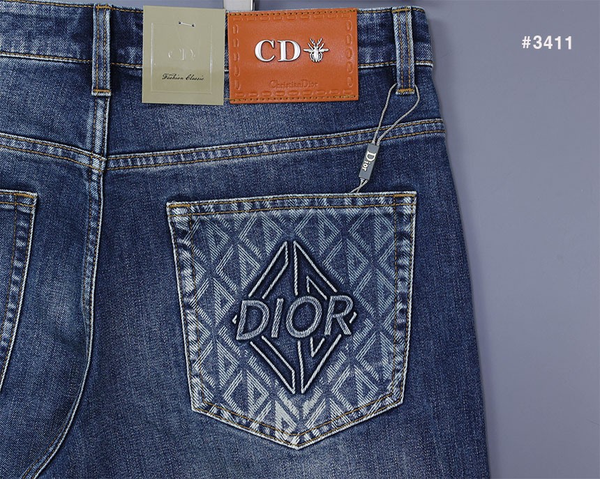 🍀 [DIOR] 디올 이니셜 엠보 포켓 워싱 데님 팬츠 🍀