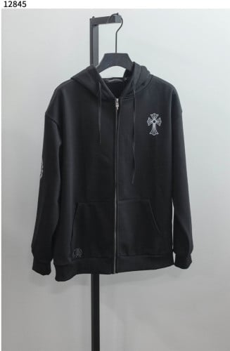 #크롬하츠 [Chrome Hearts] 트리플 크로스 세메터리 대거 팬던트 후드집업 신상입고💢 #상의 #자켓 #12845