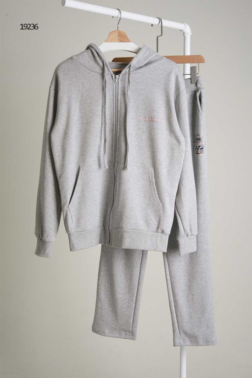 🔆 [BURBERRY] 버버리 풀집업 캐릭터포인트 후드 맨투맨 상하의셋🔆