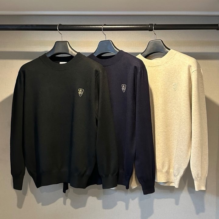 버버리 쉴드 로고 니트