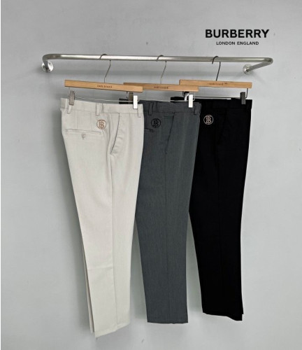버버리 BT 로고 자수 히든 슬랙스 (바지)
