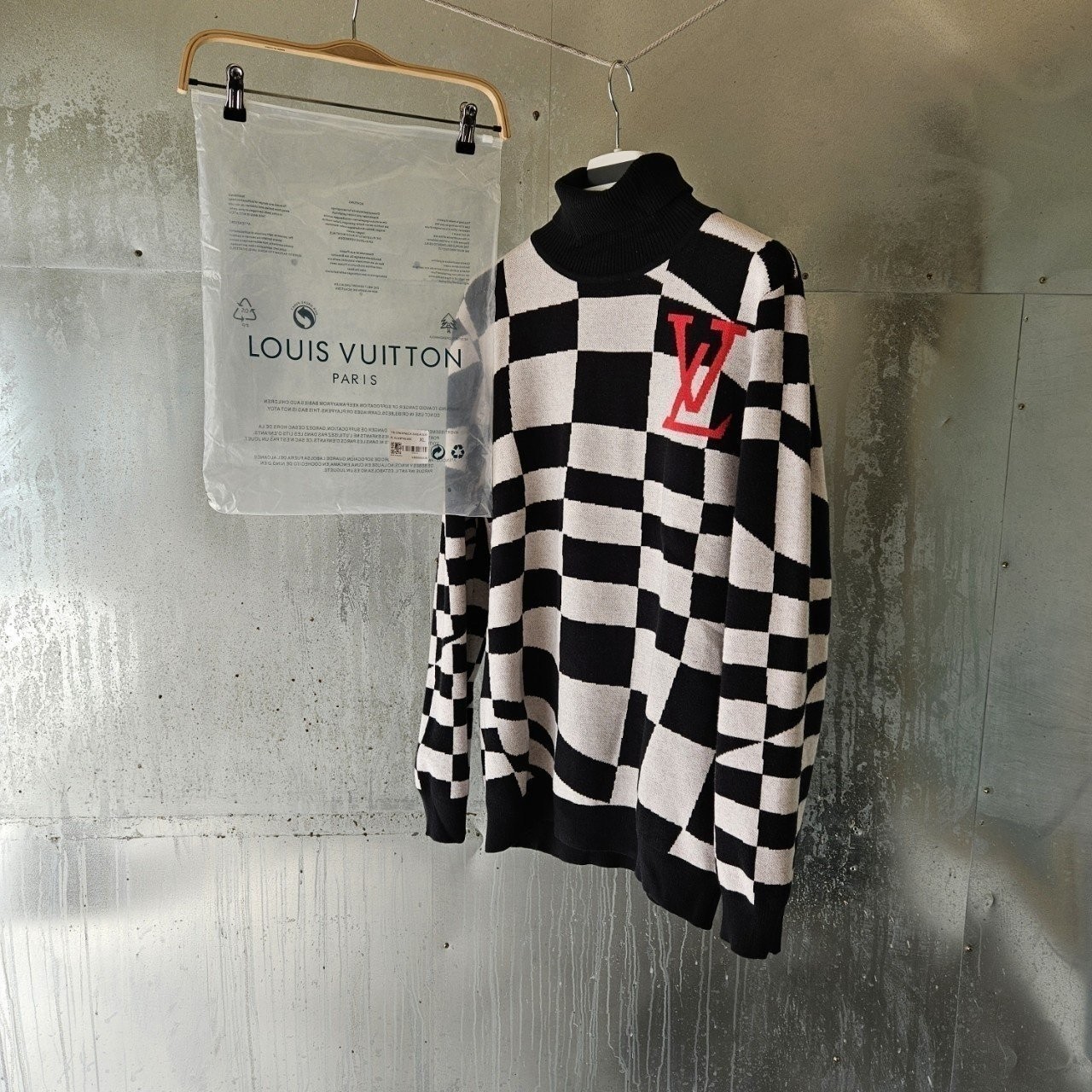 루*비* 자가드 풀 오버 니트