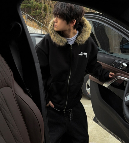 20551_SY 라쿤 퍼 후드 기모집업