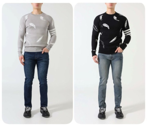 TB 페더 인타르시아 니트