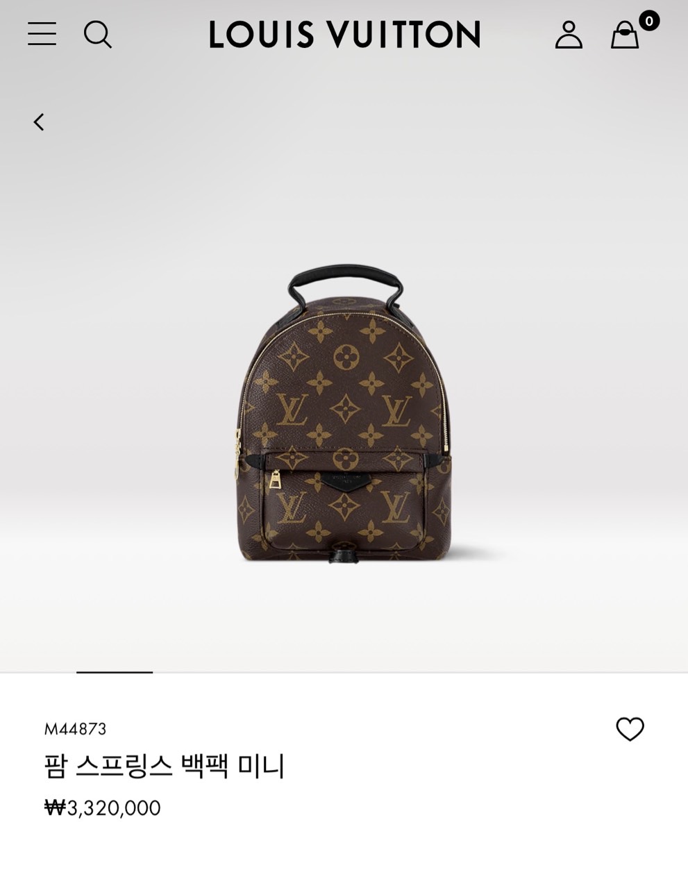 🔈 루이x통 팜스프링스 미니