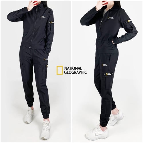 <내셔널 건빵 벤츄리 집업 조거 세트>