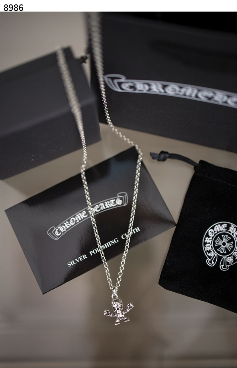 #크롬하츠 [Chrome Hearts] 크롬하츠 포티 해골 팬던트 목걸이 신상입고💢 #목걸이 #8986