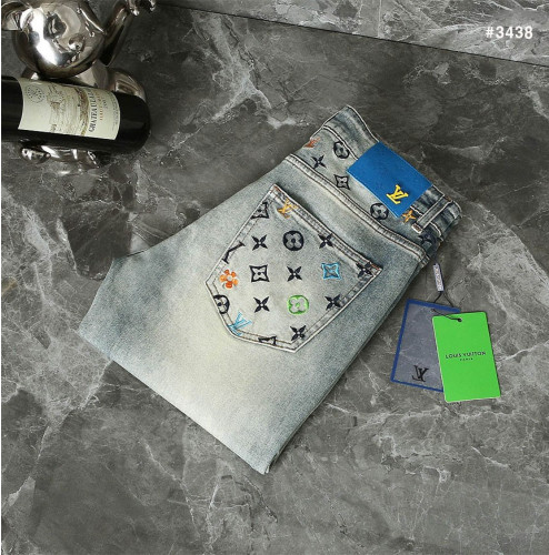 🍀 [LOUIS VUITTON] 루이비통 멀티컬러 모노그램 워싱 데님 팬츠 🍀