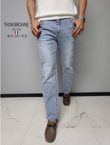 💕 톰* 아이스 구제 청바지