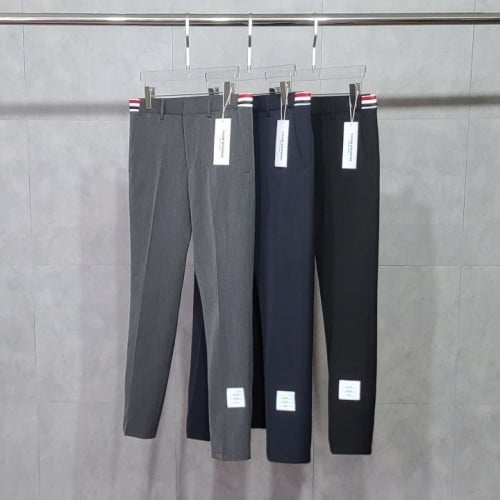 톰브라운 삼선 밴딩 베이직 슬랙스 팬츠 (바지)