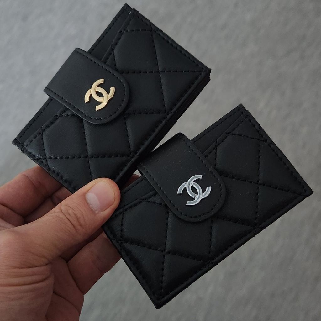 샤넬 241 아코디언 램스킨 카드지갑