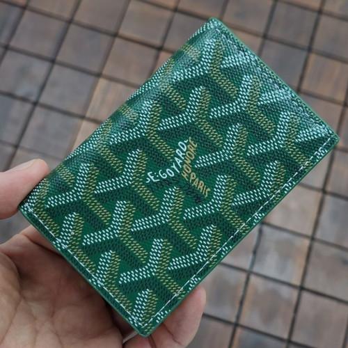 고야드 5 카드 명함 지갑 그린