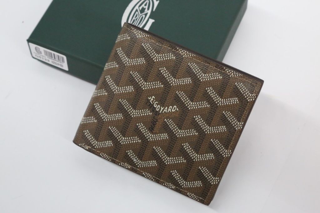 고야드 7707 빅투아르 반지갑 브라운