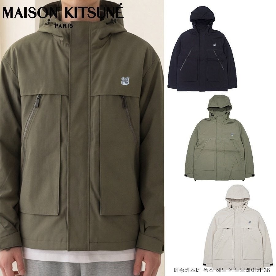 💕 메* 키츠네 폭스 헤드 윈드브레이커 36