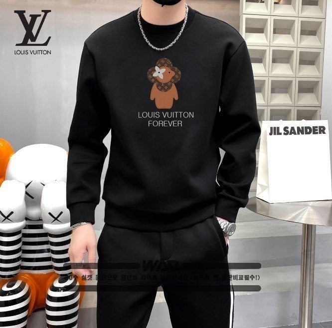 💕 루* 루이 인형 패턴 레터링 밍크양기모 티셔츠