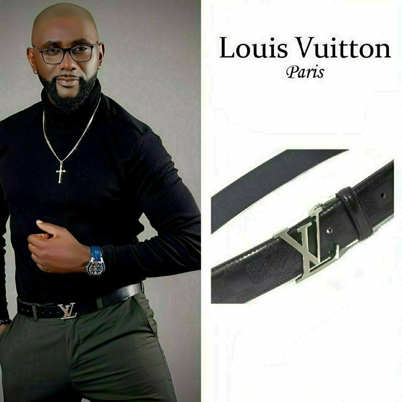 💕 루* LV실버장식 벨트