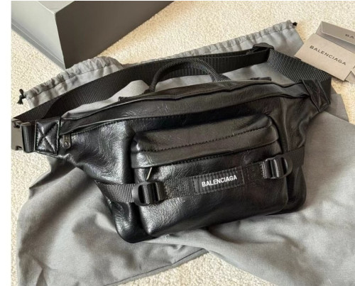 💕 아* 남성 벨트백 라지 블랙