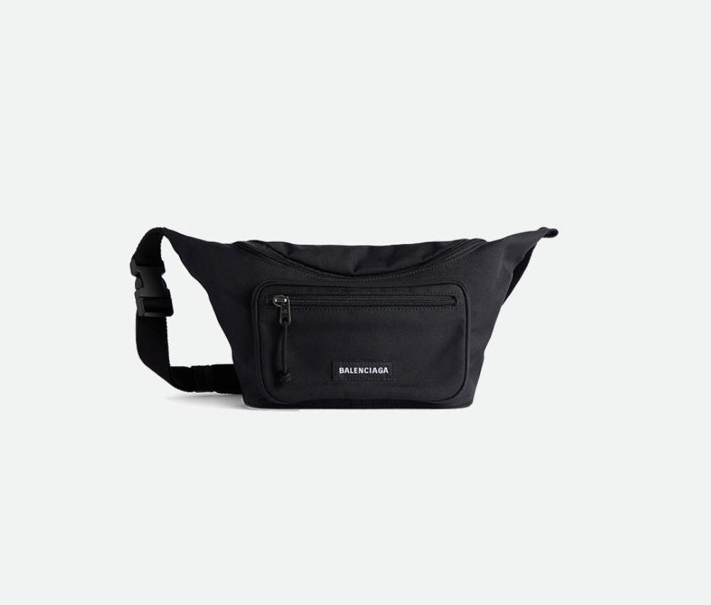 💕 발**** 익스플로러 블랙 캔버스 힙색 범백 벨트백