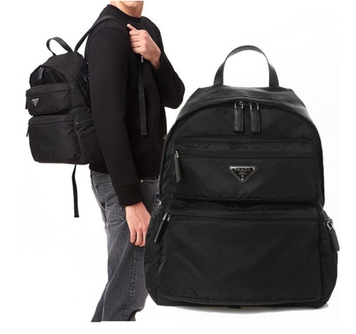 💕 프** 투지퍼포켓 나일론 백팩 2VZ025 973 F0002