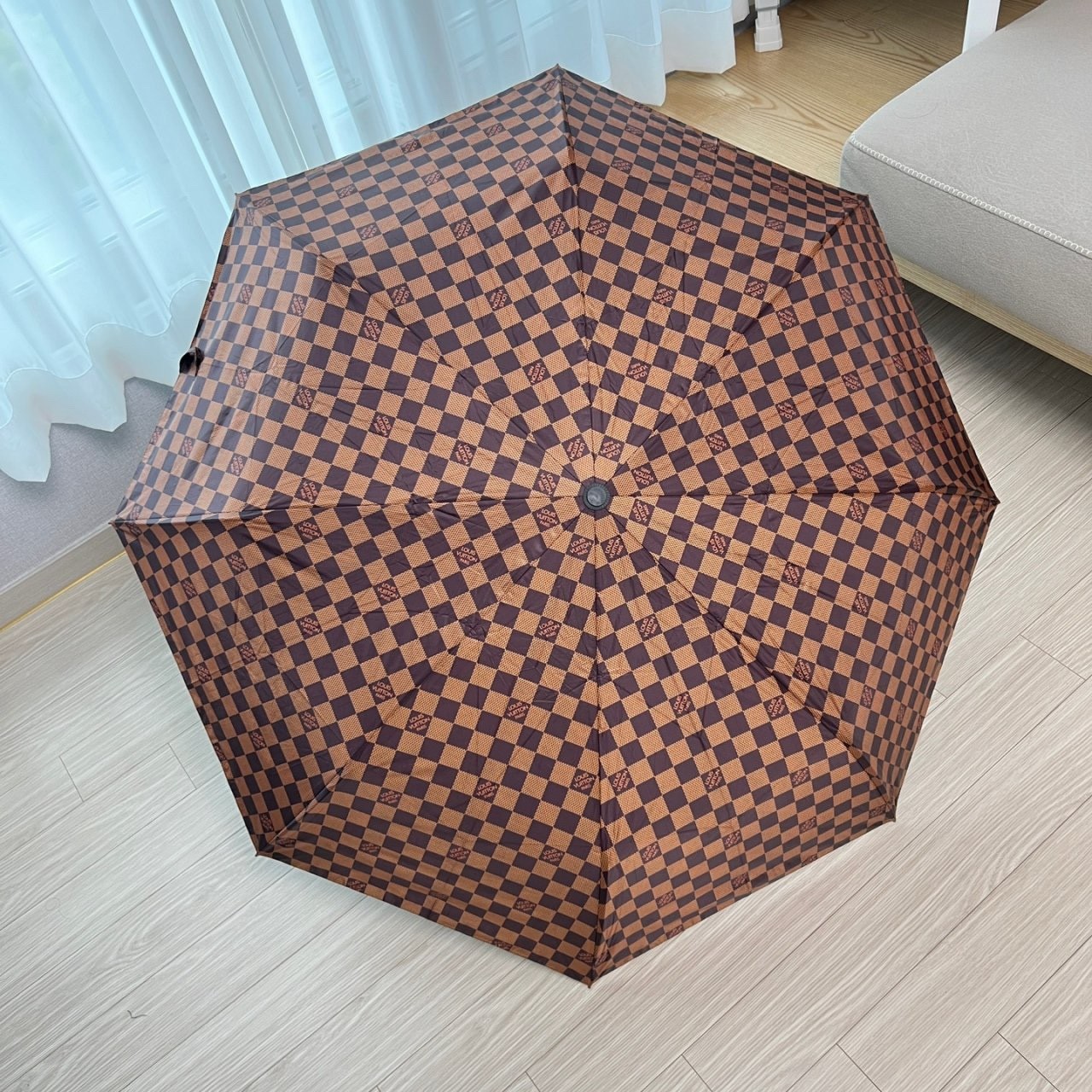 👹루이비통 다미에 브라운 3단 자동우산 & 양산 겸용👹