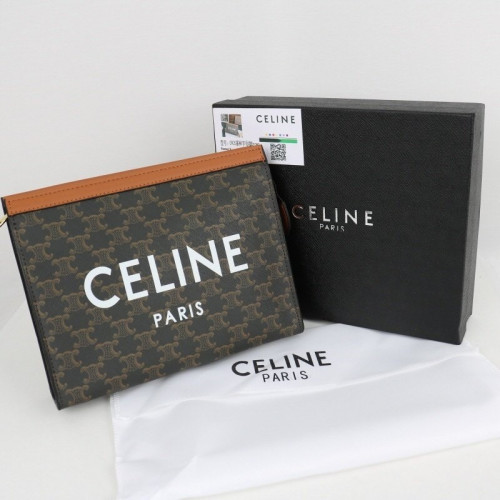 👹셀린느 트리오페 스펠링로고 파우치 클러치백👹