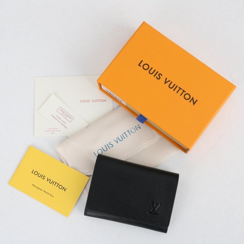 👹루이비통 엔벨로페 카르트 드 비지트 타이가블랙👹