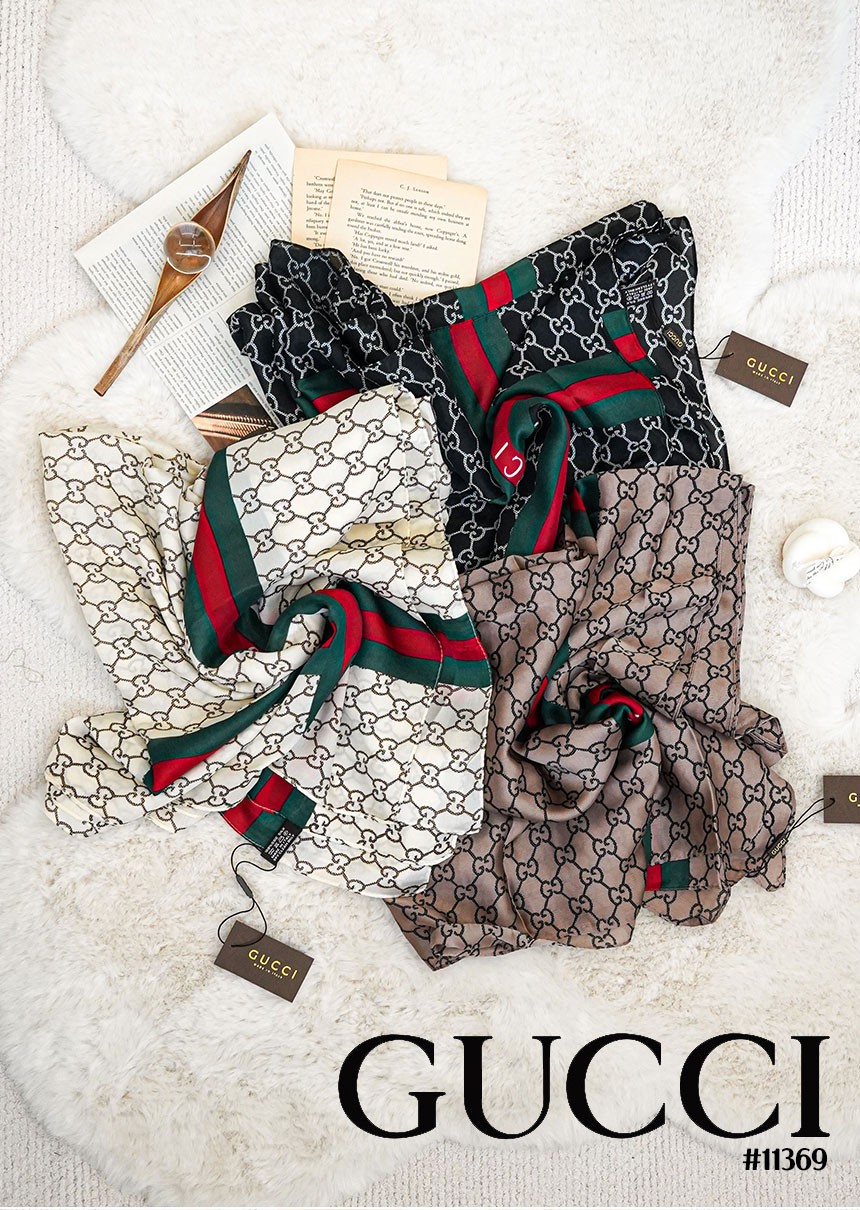 🔆 [GUCCI] 구찌 GG프린트 실크 스카프🔆