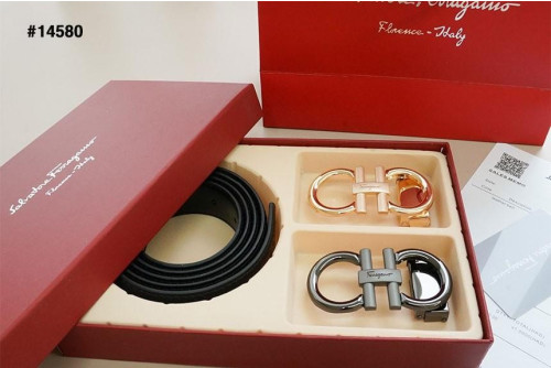 🔆 [ferragamo] 살바토레 페레가모 간치니 투버클 벨트 #8 (컷팅식) 🔆