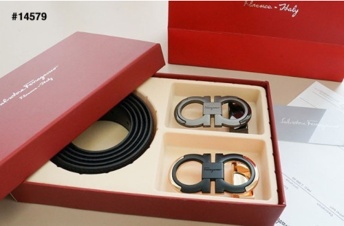 🔆 [ferragamo] 살바토레 페레가모 간치니 투버클 벨트 #7 (컷팅식) 🔆