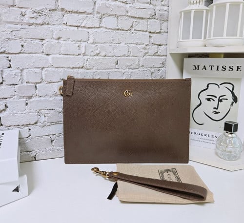 💕 구* 고급 마몽 GG 클러치백 카키브라운 4753171