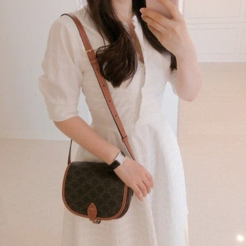 💕 셀** 고급 트라이엄프 캔버스 폴코백