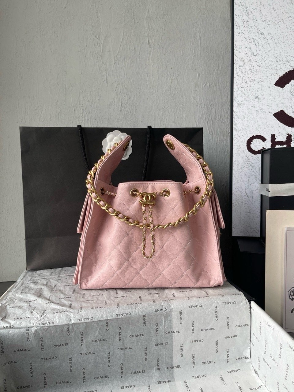 💕 샤* 25C 크루즈 호보백 핑크