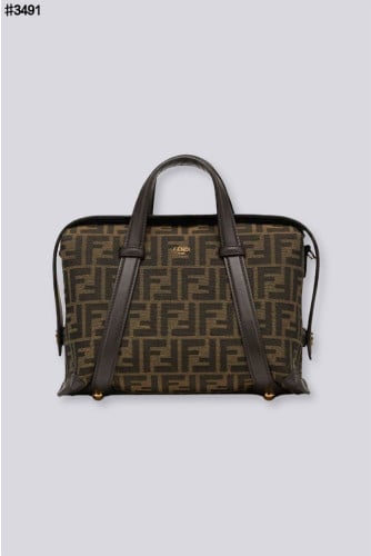 🍀 [FENDI] 팬디 FF 자카드 보스턴 365 백 🍀