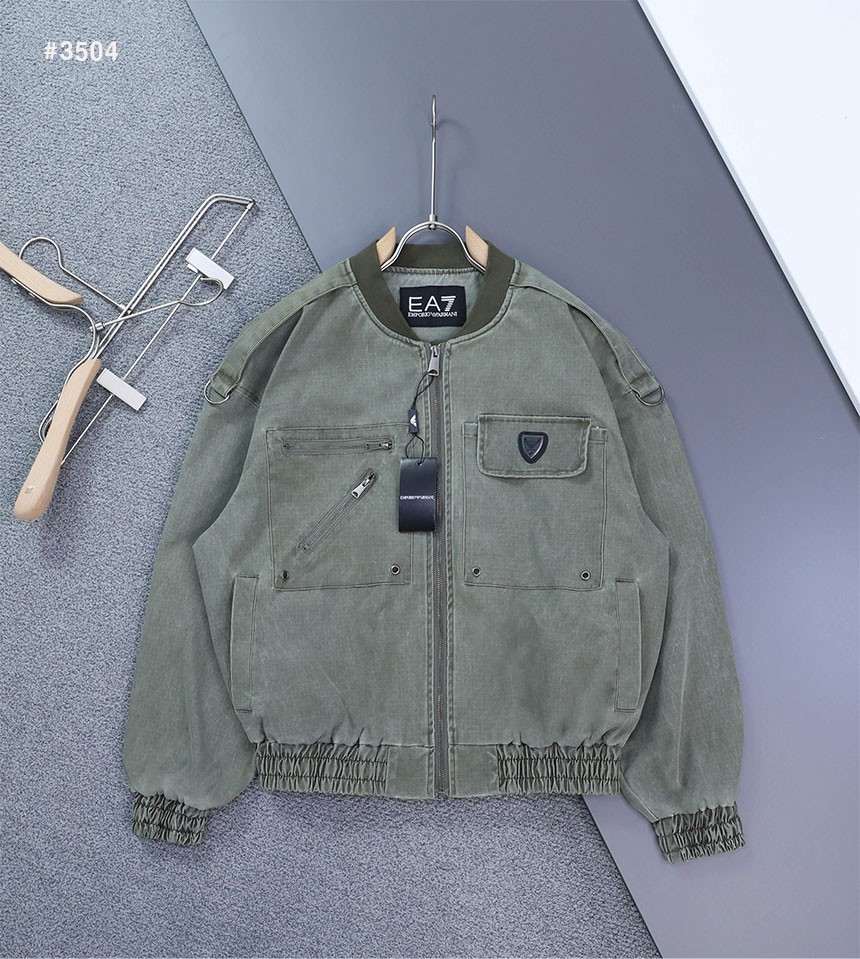 🍀 [EMPORIO ARMANI] 알마니 페이디드 워크 블루종 자켓 🍀