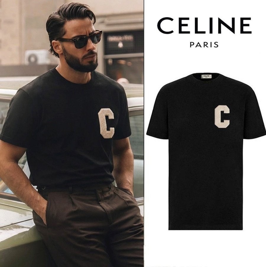 ⬜️ ▫️ CE♡INE "C" Bopool PATCH T-SHIRT ▫️⬜️