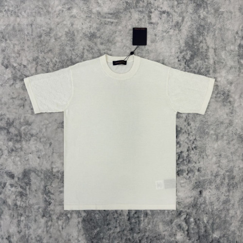 💕 루* 25 모노그램 톤온톤 니트 반팔티셔츠 - 수입 👑 프리미엄 👑