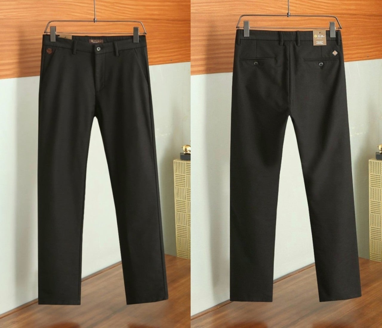 💕 로* 피아나 로고 패치 워싱스판 치노 팬츠➡️수입최고급