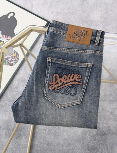 💕 로** 아나그램 자수 패치 워싱스판 데님진➡️수입최고급(봄제품)