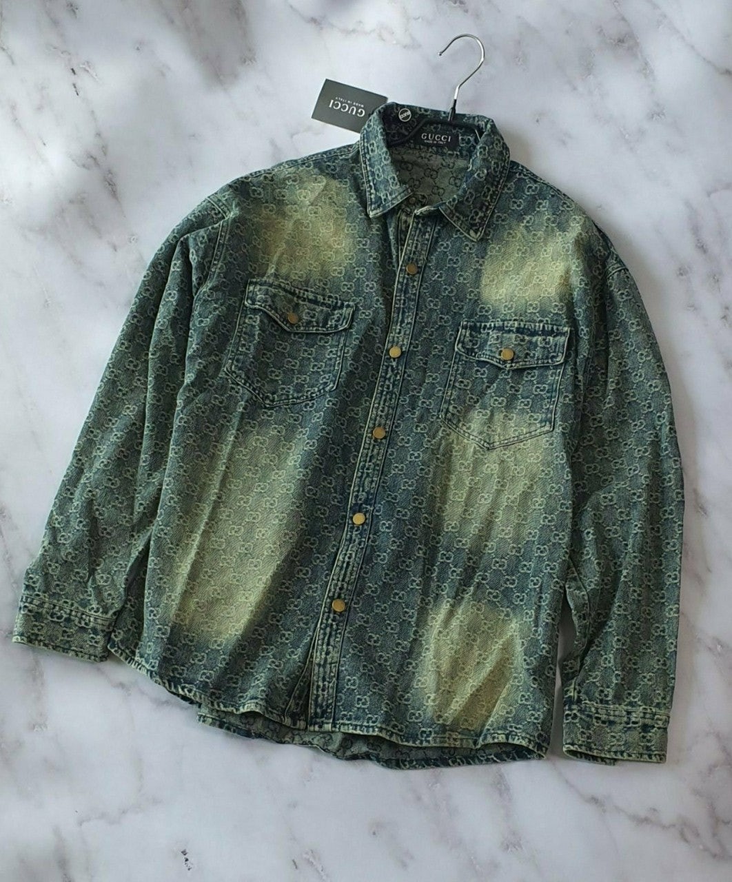 💕 구* 스몰로고 데님 자켓