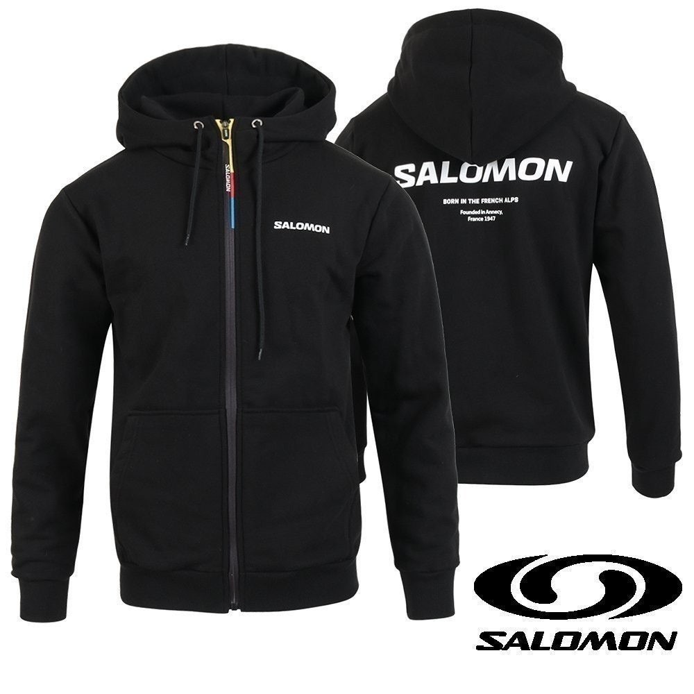 💕 살** 로고 나염 후드 집업