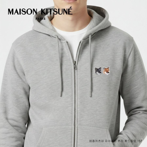 💕 메* 키츠네 자수패치 쭈리 후드집업 157