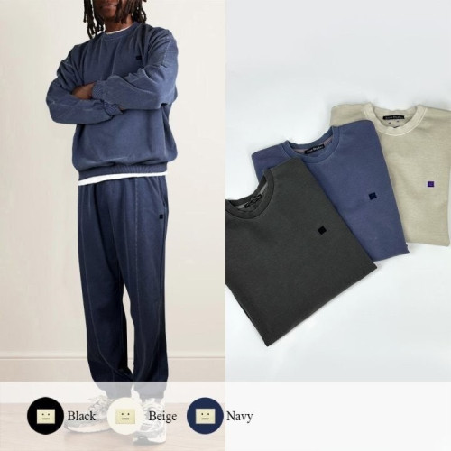 💕 아** 마이크로 페이스 피그먼트 맨투맨