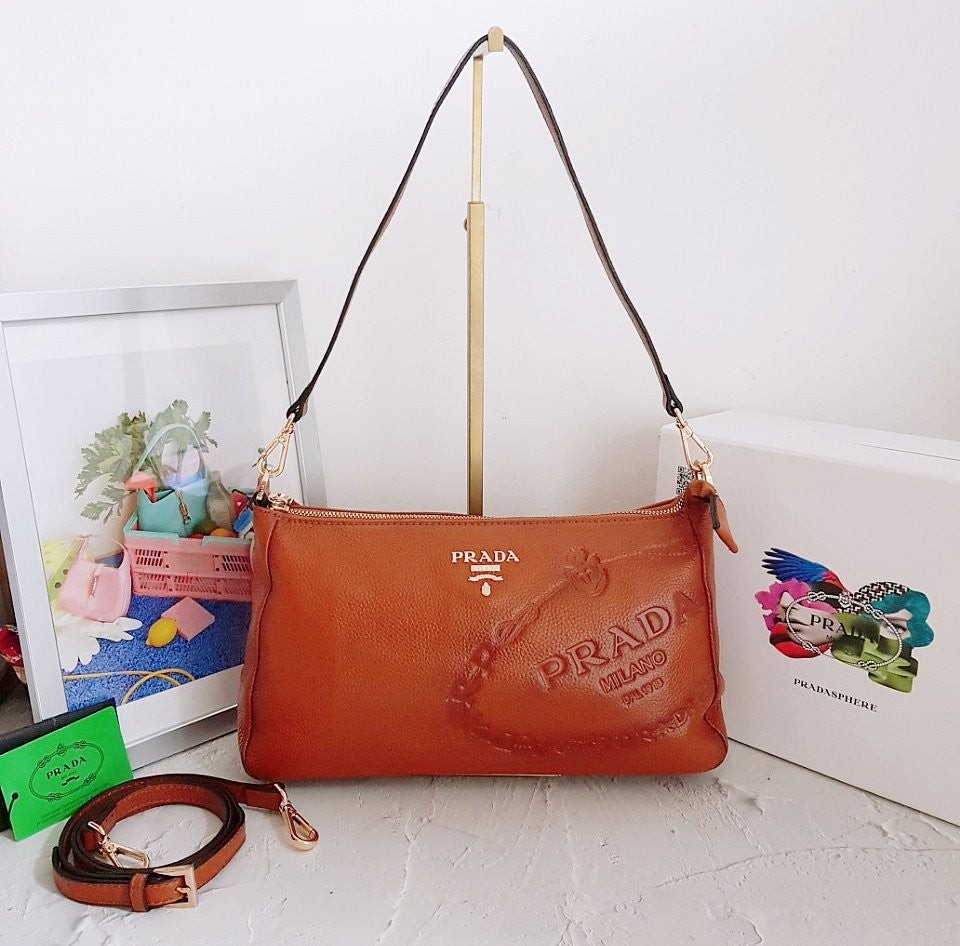 💕 프** 고급 유진 불박크로스백 브라운