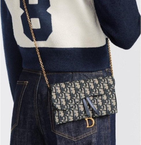 💕 디* SADDLE 체인 장지갑