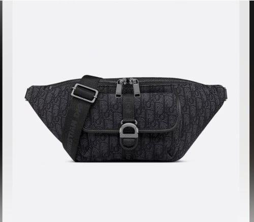 💕 디* 8 벨트백 블랙 Di0r Oblique 자카드