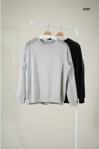 🔆 [PRADA] 프라다 남성 팔 포켓 삼각로고 맨투맨 🔆