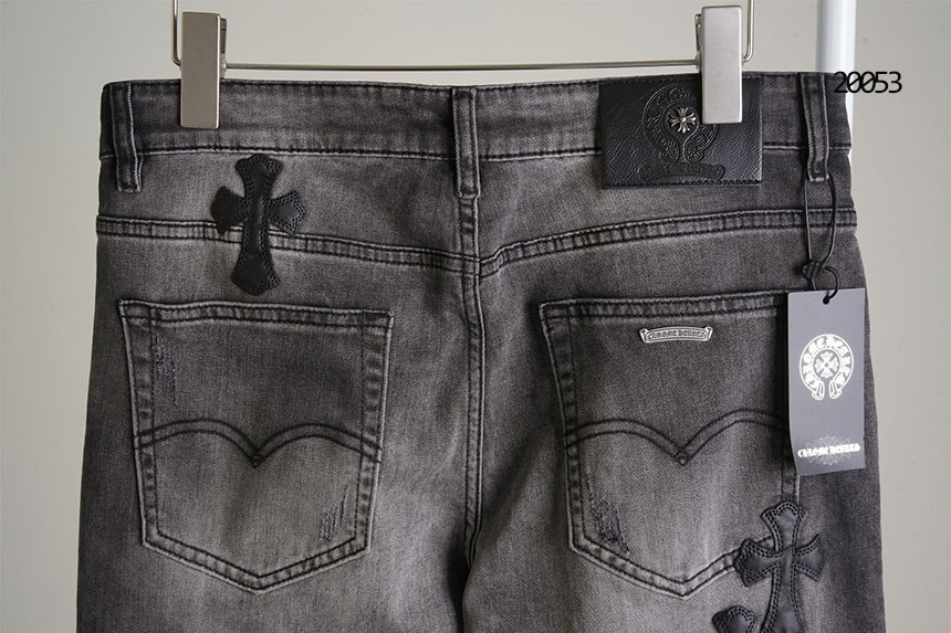 🔆 [Chrome Herts] 크롬하츠 크로스 패치  블랙 데님 진🔆